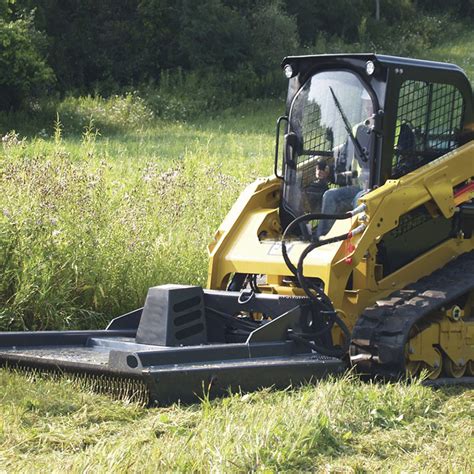 skid steer brushcutter instructional safty video|skid steer brush hog attachment.